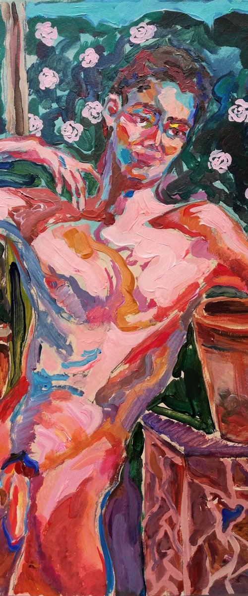 In the Shade of Rose Garden by Jelena Djokic