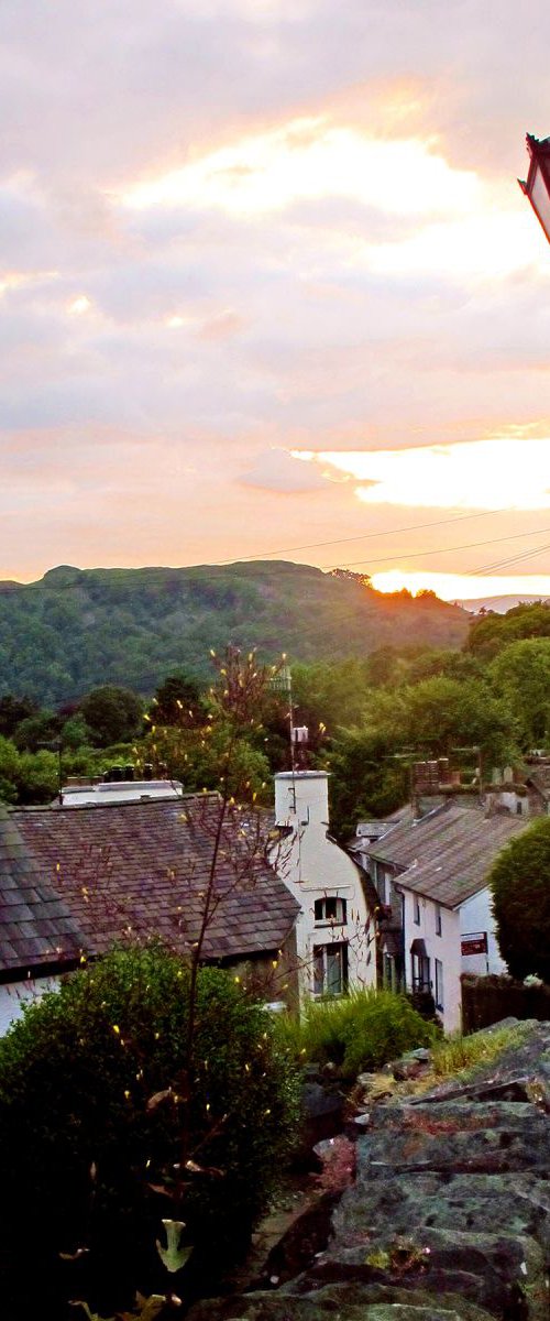 SUMMERS EVENING :AMBLESIDE (Limited edition  1/200) 12'" X 8" by Laura Fitzpatrick