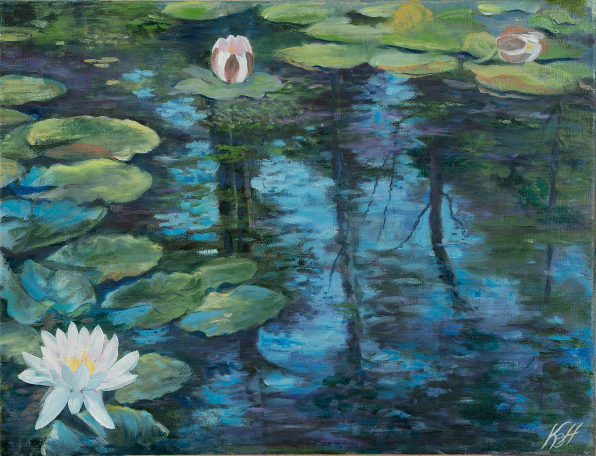 Nympheas Pond by Katia Boitsova-Hosek