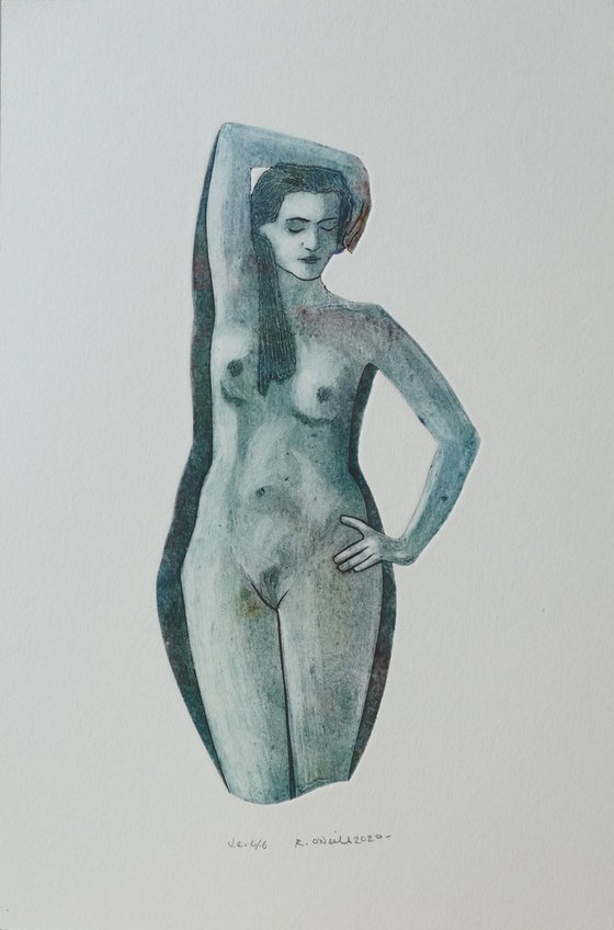 Victoria standing female nude x 6 variations