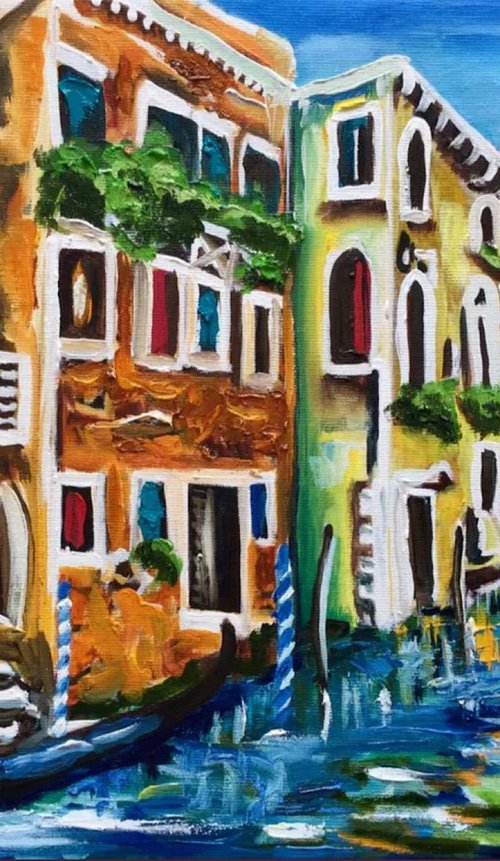 Venice . . Venetian canal. by Olga Koval