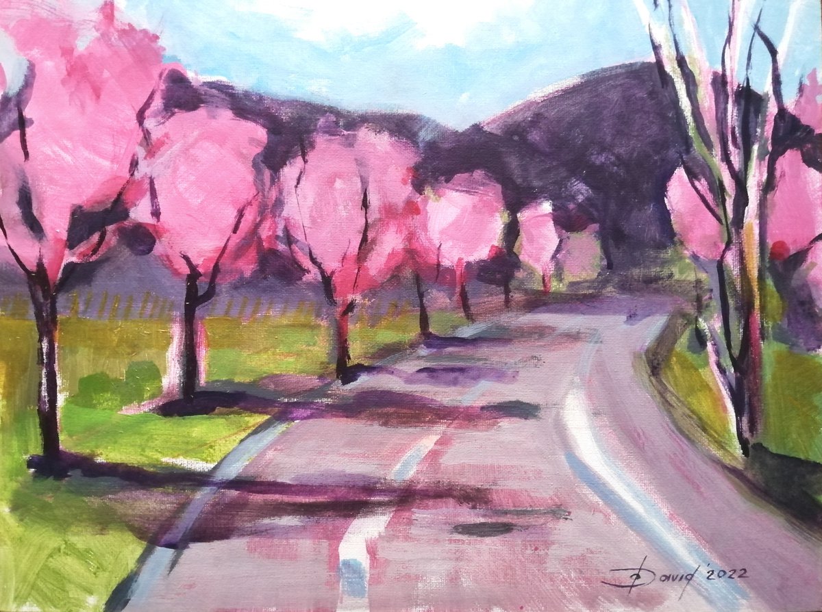 Almond blossom festival by Olga David
