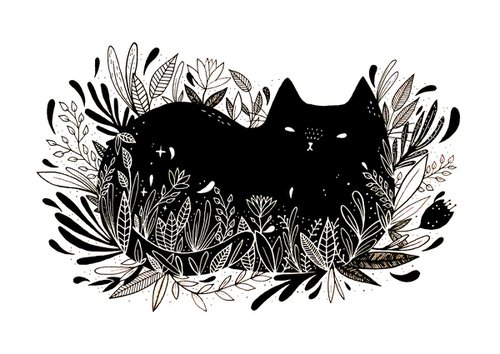 Dark cats by Irina Poleshchuk