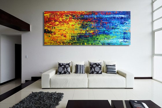 Color Rush V (200 x 80 cm) XXXL