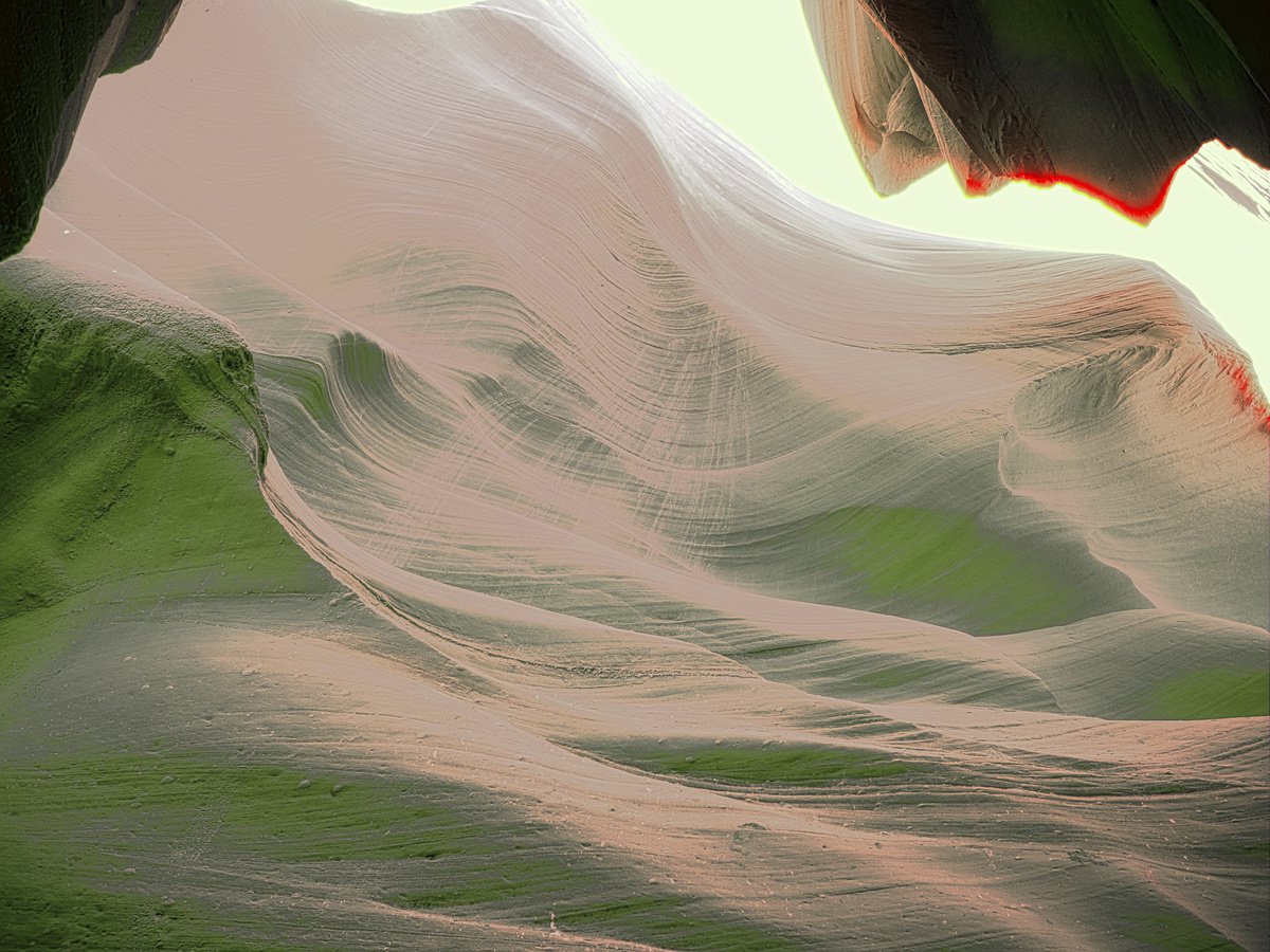 Abstract Photograph By Tabita Pietsch, 29 X 22", Cho Oyu, Original Artwork