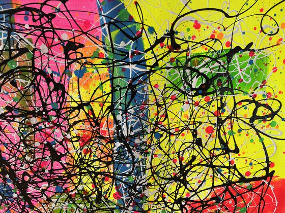 Interwoven Vibrations - Diptych Painting