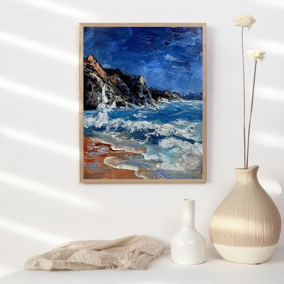Dramatic Ocean Power. By Vita Schagen, 12 X 16, Artwork For Sale On Artfinder