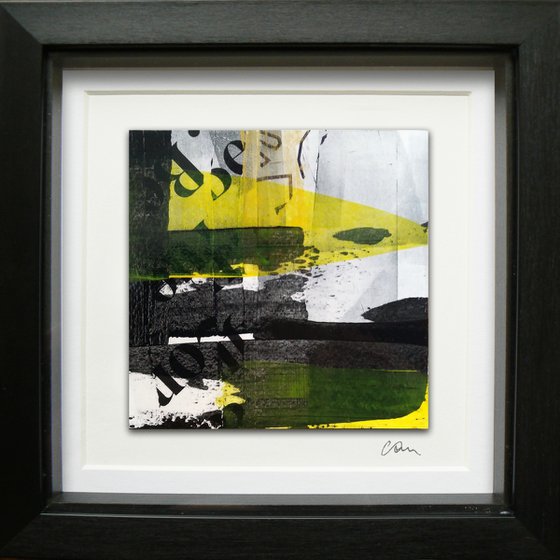 Framed ready to hang original abstract  - Untold #3