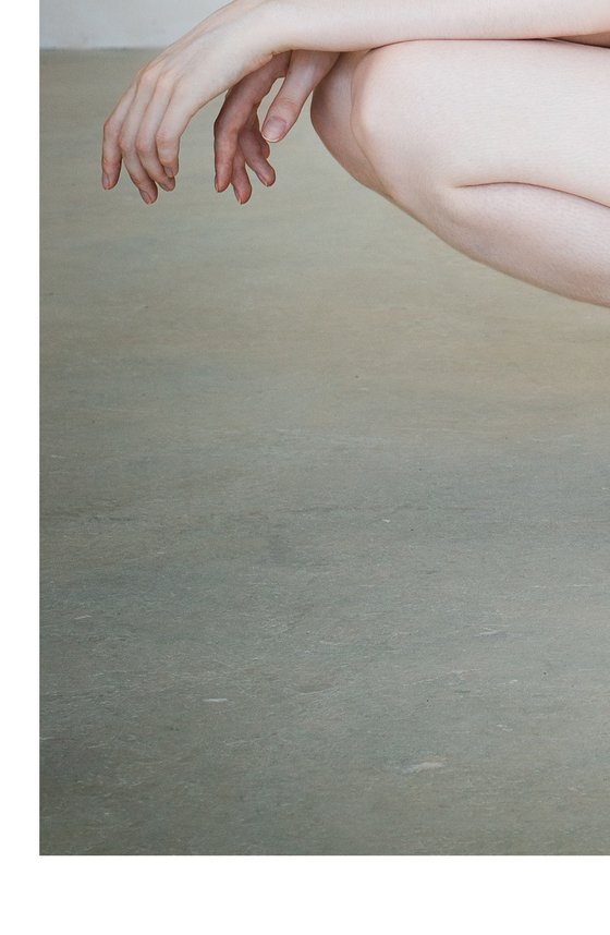 On tiptoe #3. Nude.