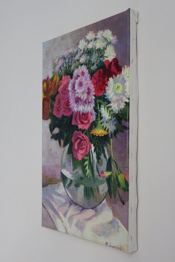 Vase of Spring Blossoms