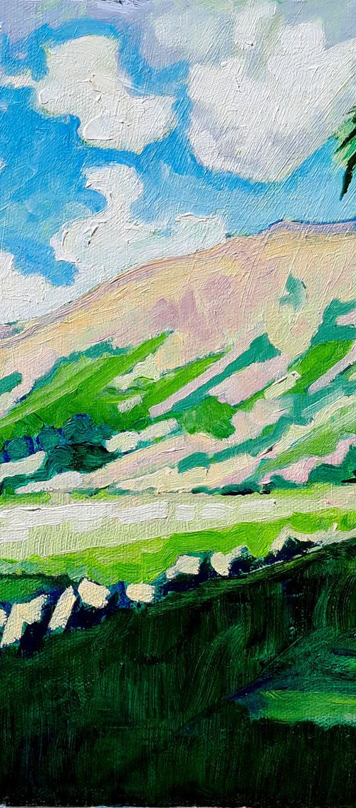 Sunny Hillside by Mary Kemp