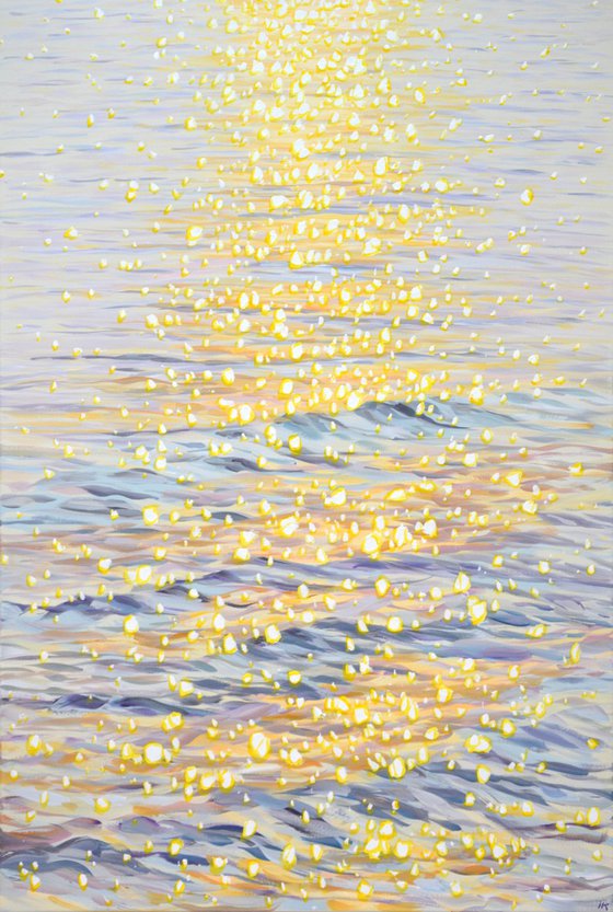 Shimmering water.