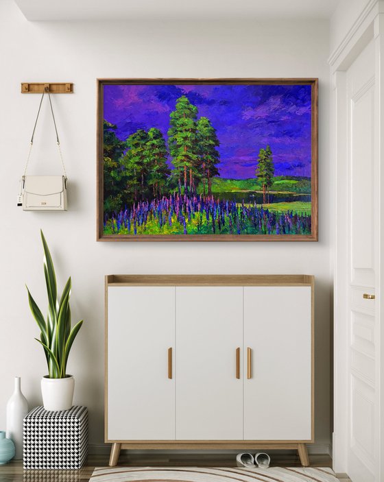 Flowers near the Forest