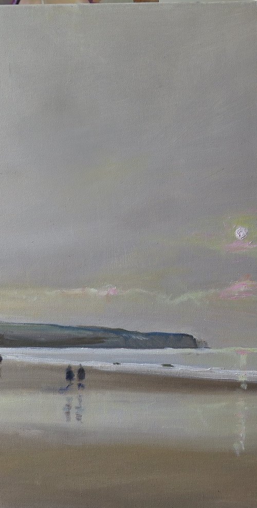 Sandsend Sunrise by Malcolm Ludvigsen