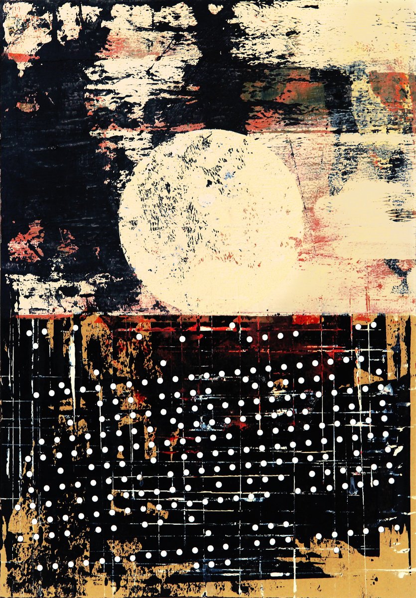Expressive Collage , Here And There 5. By Petr Strnad, 11 X 15, Artwork For Sale On Artfinder
