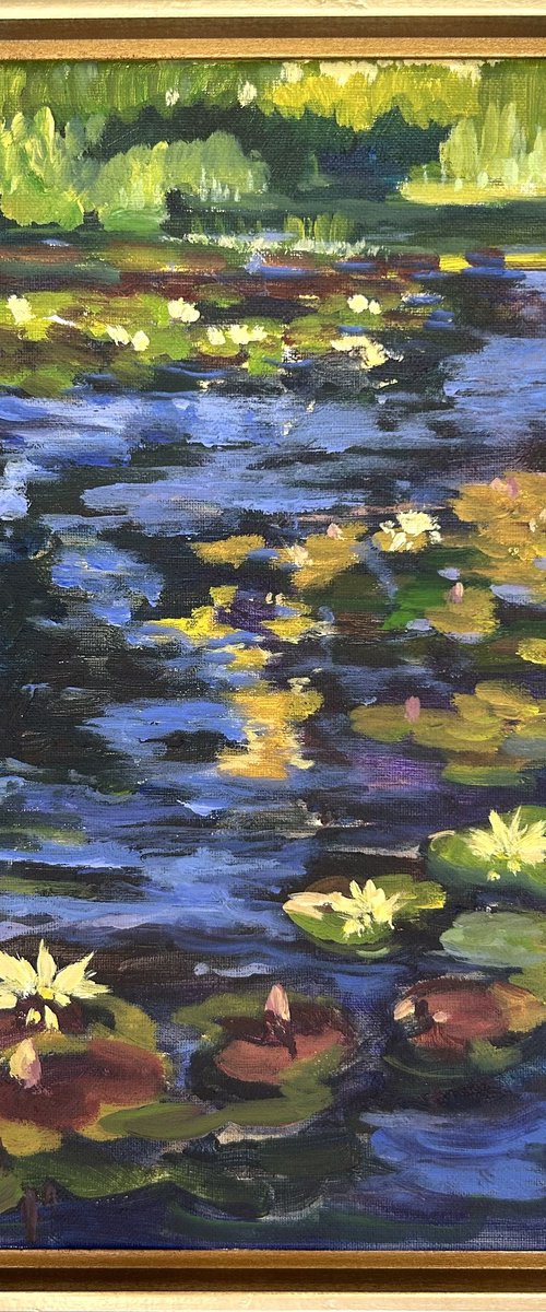 Lilies at the Winery by Annette Wolters