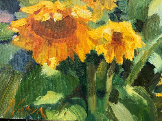 Sunflowers bouquet