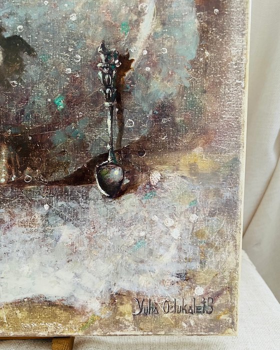 Snowdrop Silverware Still Life