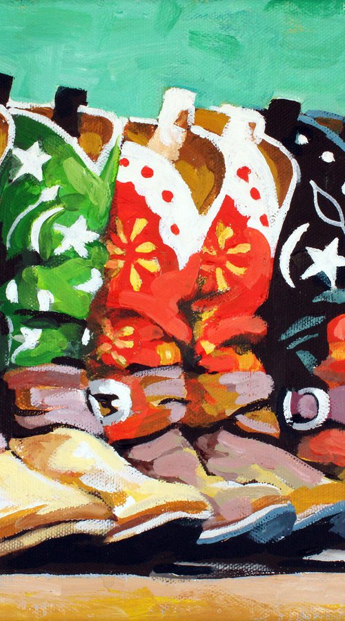 Boots with Buckles by Melinda Patrick