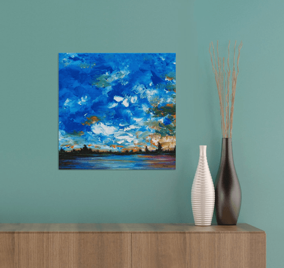 Landscape with a lake