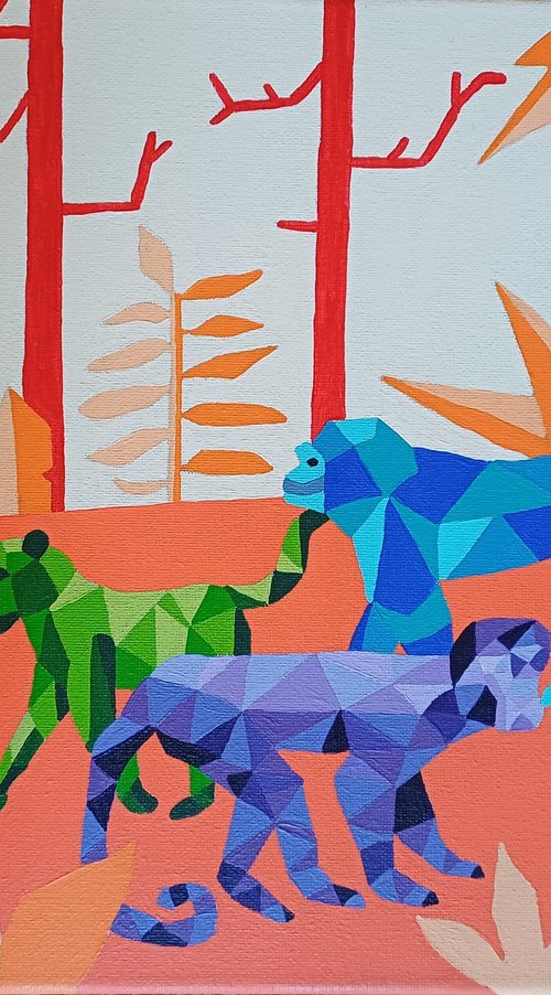 Monkeys by Corinne Hamer
