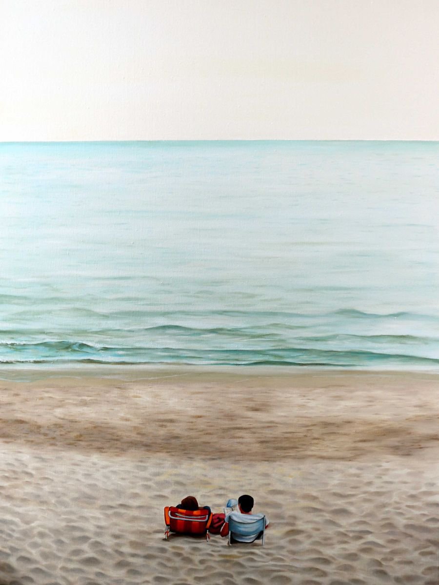 A spring morning at the sea by Gennaro Santaniello