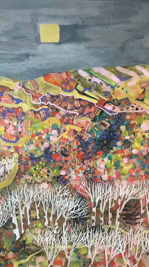 Argyll hillside by Gwendolyn Fleming