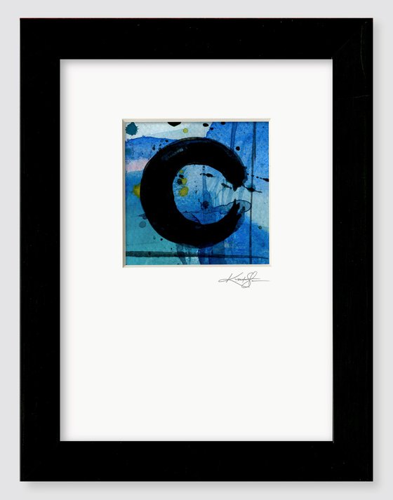 Enso Of Zen Collection 5 - 3 Abstract Zen Circle paintings by Kathy Morton Stanion