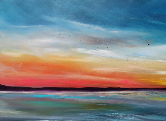 Rejuvenation - seascape, emotional, panoramic