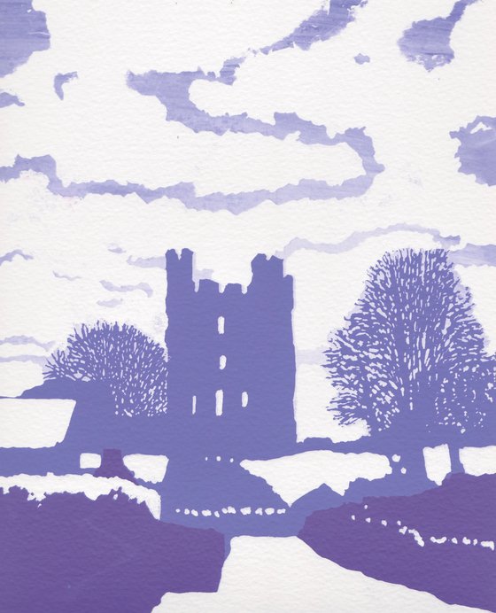 Helmsley Castle, Winter