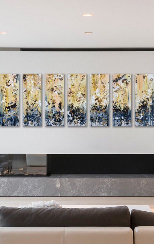 Golden Waterfall by Alex Senchenko