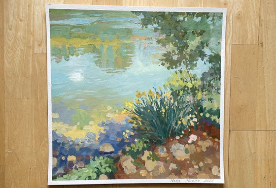 The shore of the Orb river