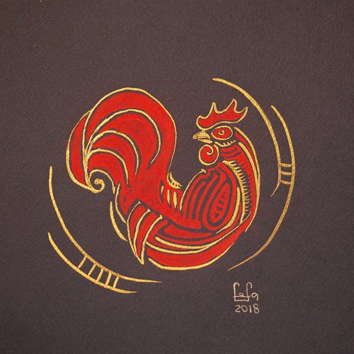 "The rooster" by Fefa Koroleva
