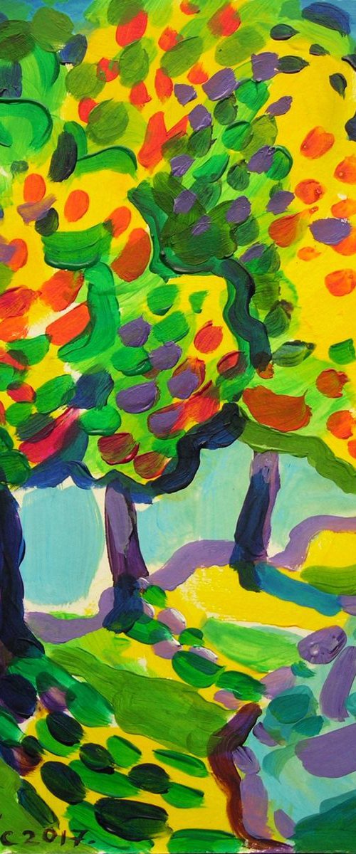 Canopy over the path 2 by Maja Grecic