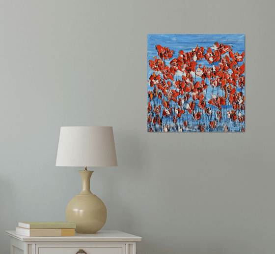 Poppies On Blue Sky 4