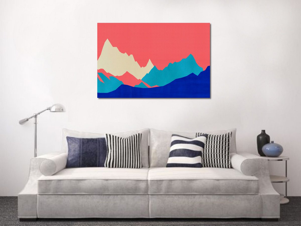  Mountain Breaths #66 By Marina Krylova, 47 X 31, Artwork For Sale On Artfinder
