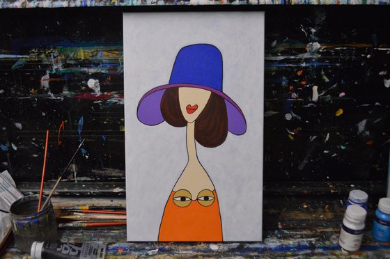 My tits love Modigliani (canvas version)