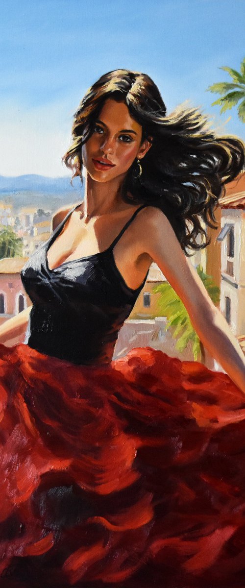 The Flamenco woman by Serghei Ghetiu
