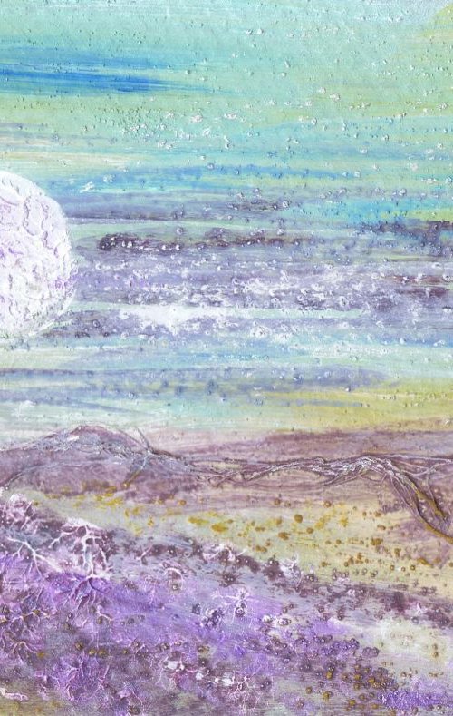 Memories of the Sea III (semi-abstract seascape) by Michele Wallington