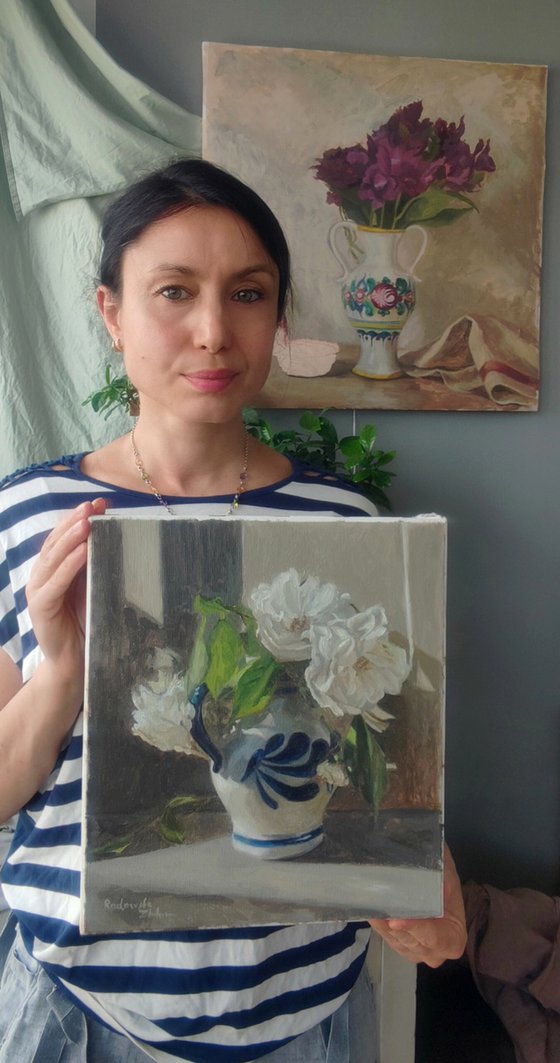Roses in a vase