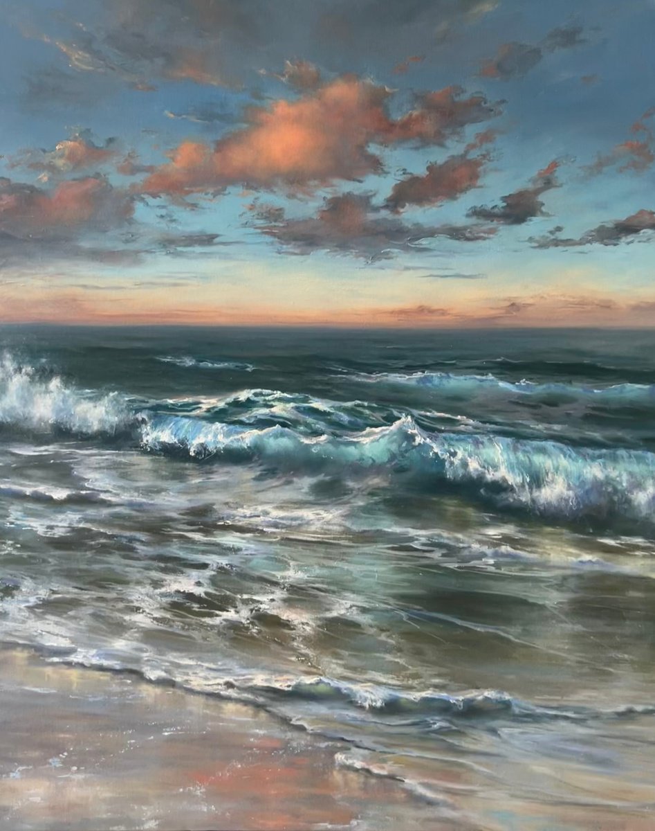 Dreamy Afternoon - ocean scape by Alesia Yeremeyeva