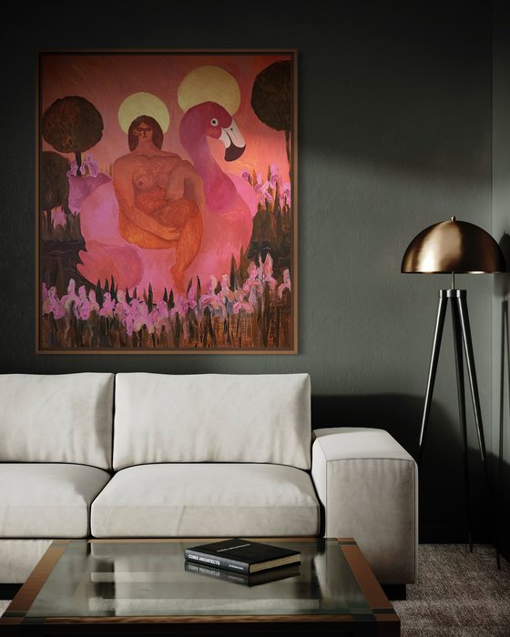 Virgin Maria in the Garden