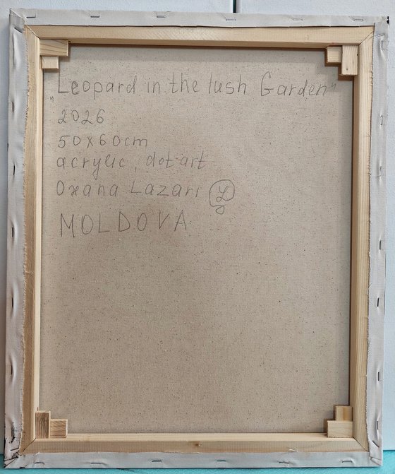 Leopard in the Lush Garden