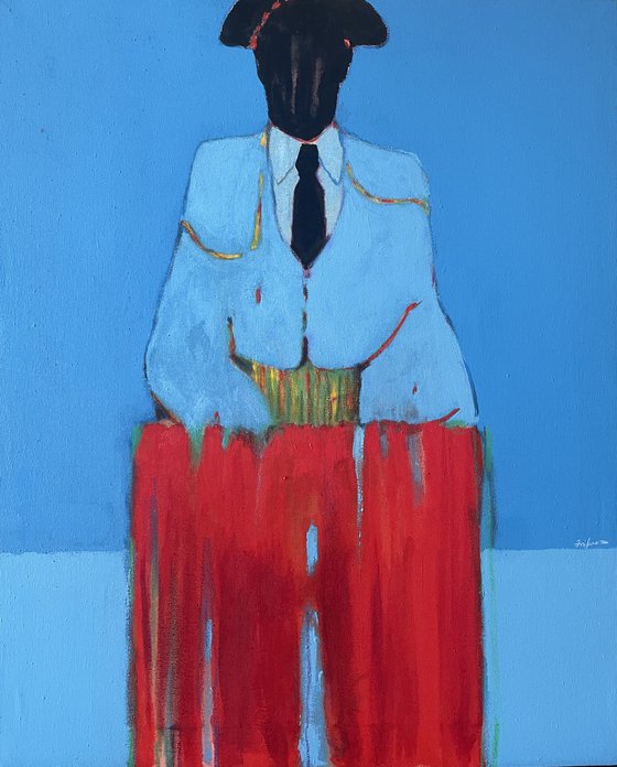 Abstract Torero Figure