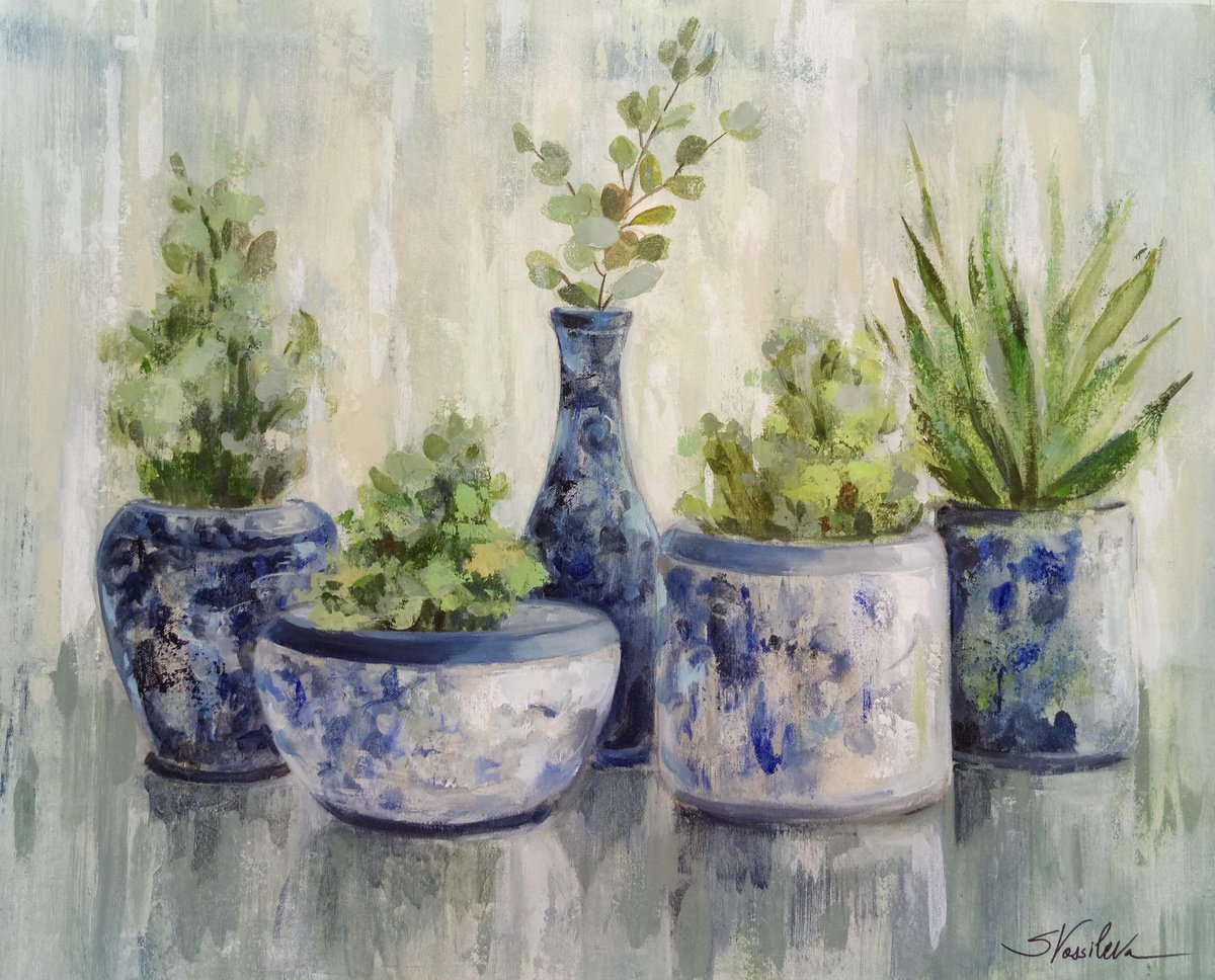 Chinoiserie and Plants by Silvia Vassileva