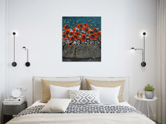 Poppies and Little Stars