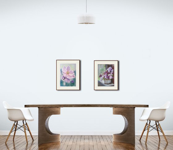 A lavish bouquet of lilacs