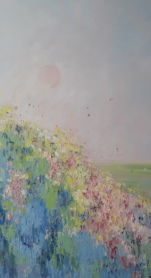 The Pink Moon by Therese O'Keeffe