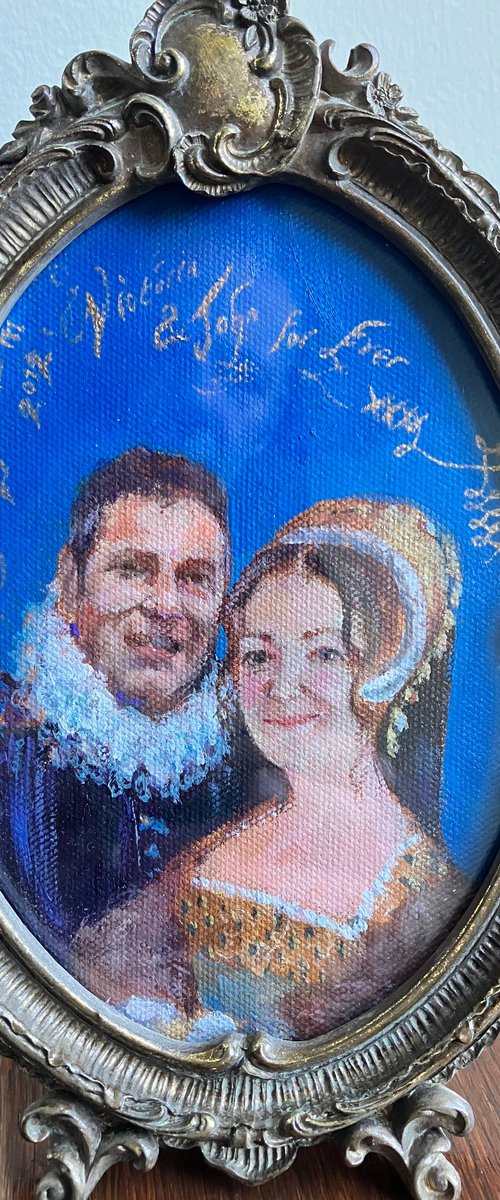 The Welshes- Elizabethan miniature by John Welsh