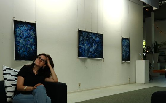 Garden in Blue 3. Azure Heritage